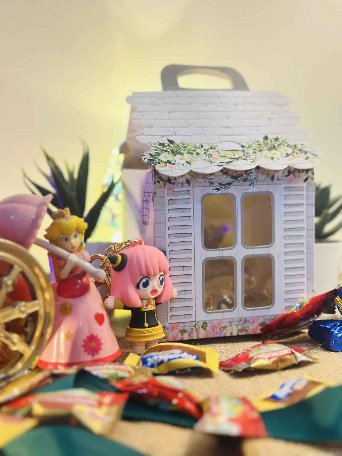 Personalized Birthday Gift Box by Maatru Rasah" Adorable birthday gift hamper with dollhouse and treats – perfect for kids