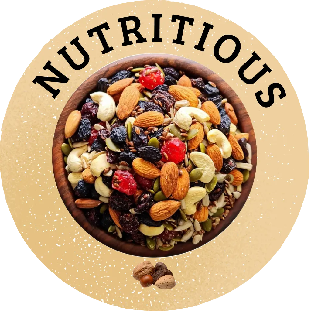 Close-Up of Traditional Sithaura Ingredients - Almonds, Fox Nuts, Jaggery, Lakadong Turmeric Homemade Sithaura Packed with High-Quality Ingredients for Optimal Health