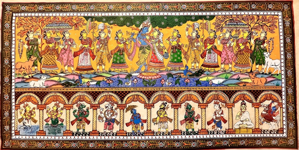 GI Tag Pattachitra:  The Krishna Radha Dance & Vishnu Avtaar