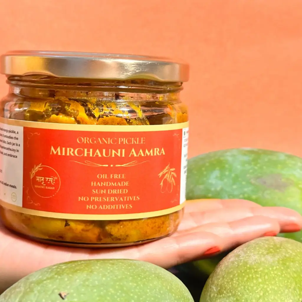 Mirchauni Aamra (Oil Free Aam Ka Achaar)