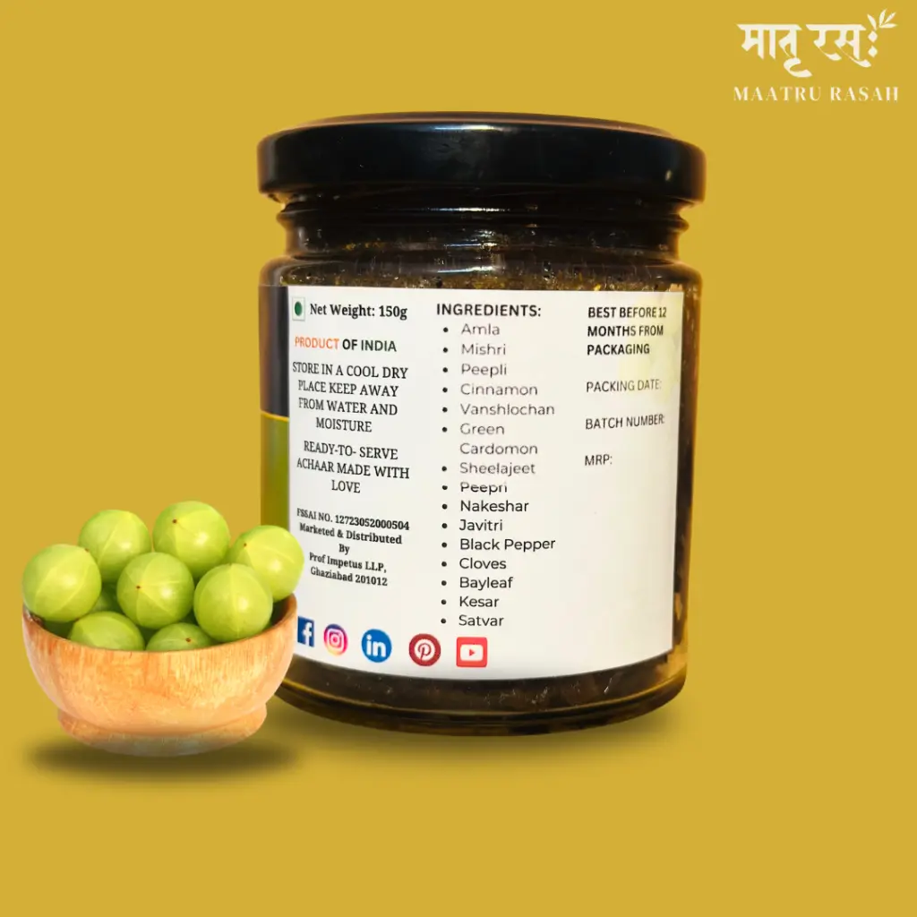 Homemade Amla Prasham- Maatru Rasah