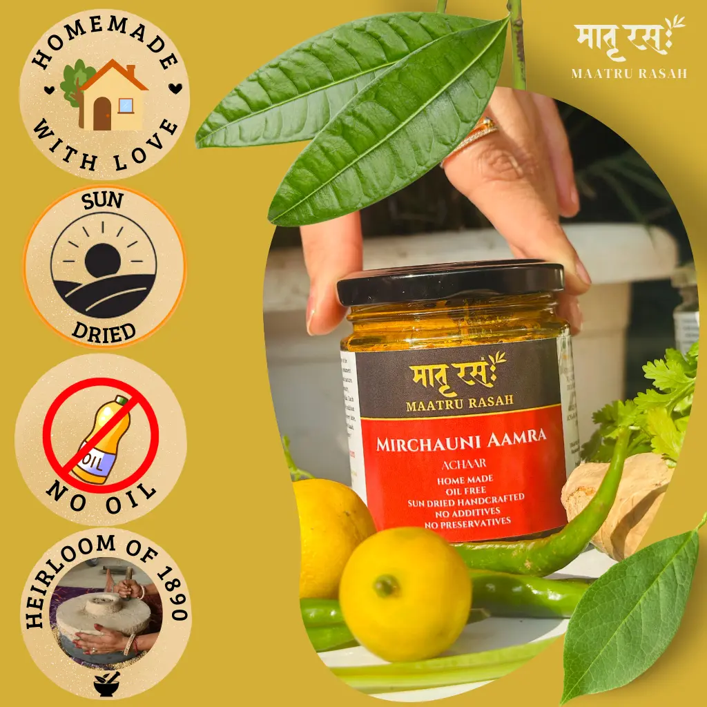 Homemade-Oil-free-mango-pickle-achaar
