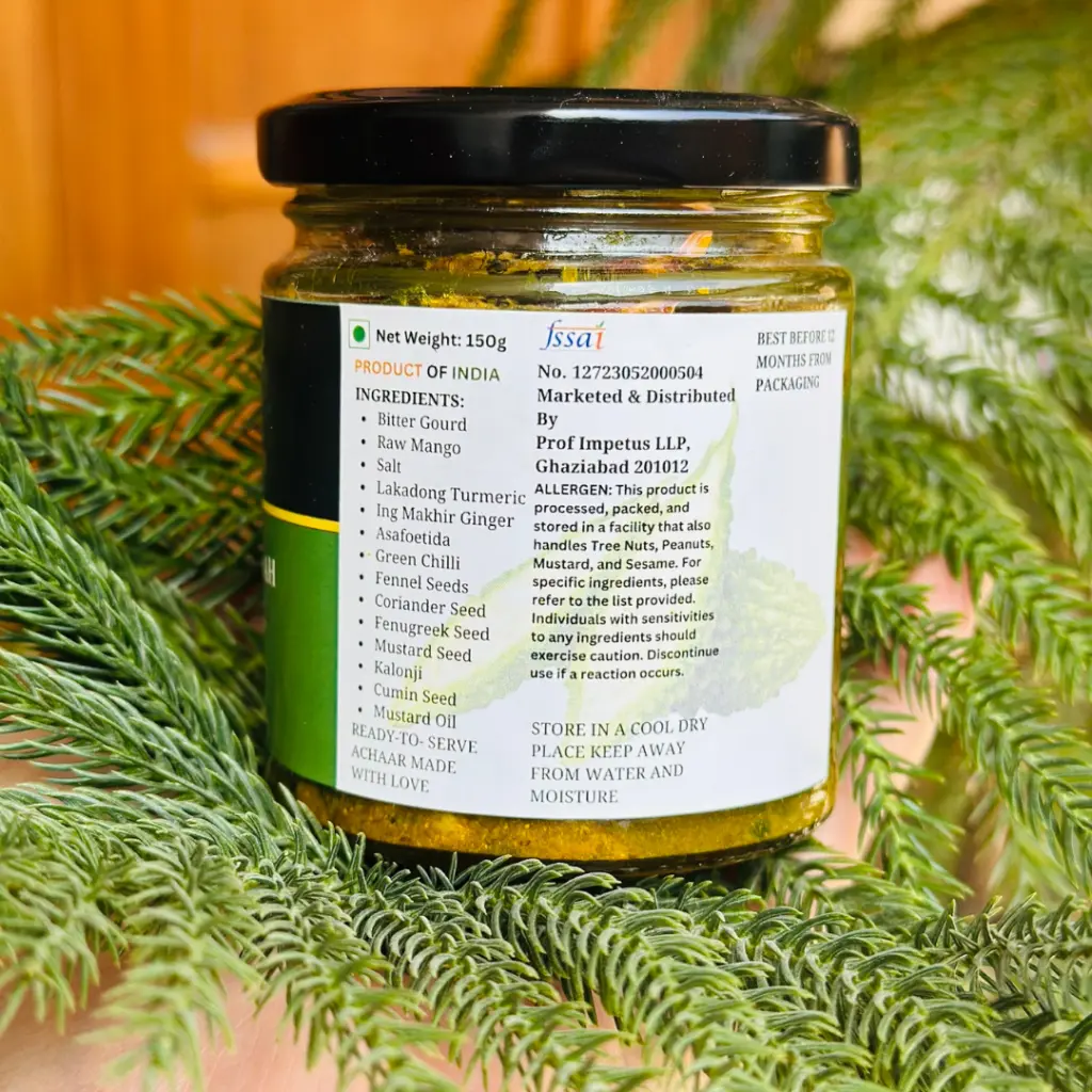 karela ka Achaar homemade ingredients.webp