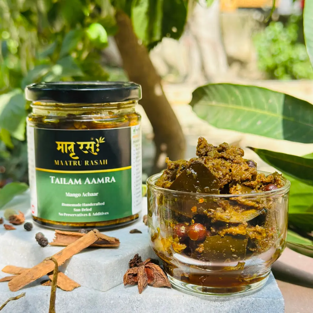Homemade Mango Pickle Tailam aamra by Maatru Rasah | Best Mango Pickle.webp