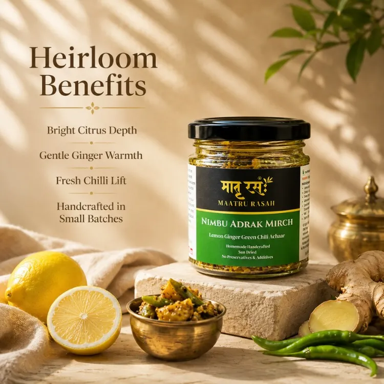 benefits of nimbu adrak mirch achaar from maatru rasah.webp