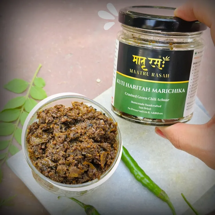 Kuti Haritah Marichika Green Chili Achaar.webp
