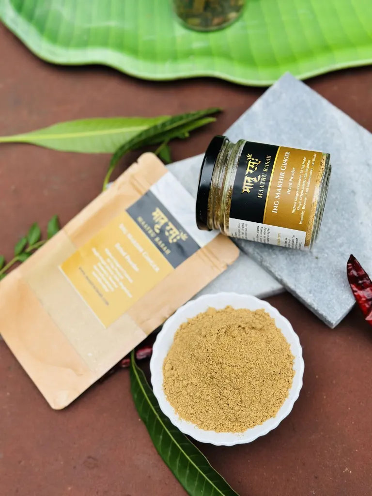 Ing Makhir Ginger Powder in delhi ncr by maatru rasah.webp