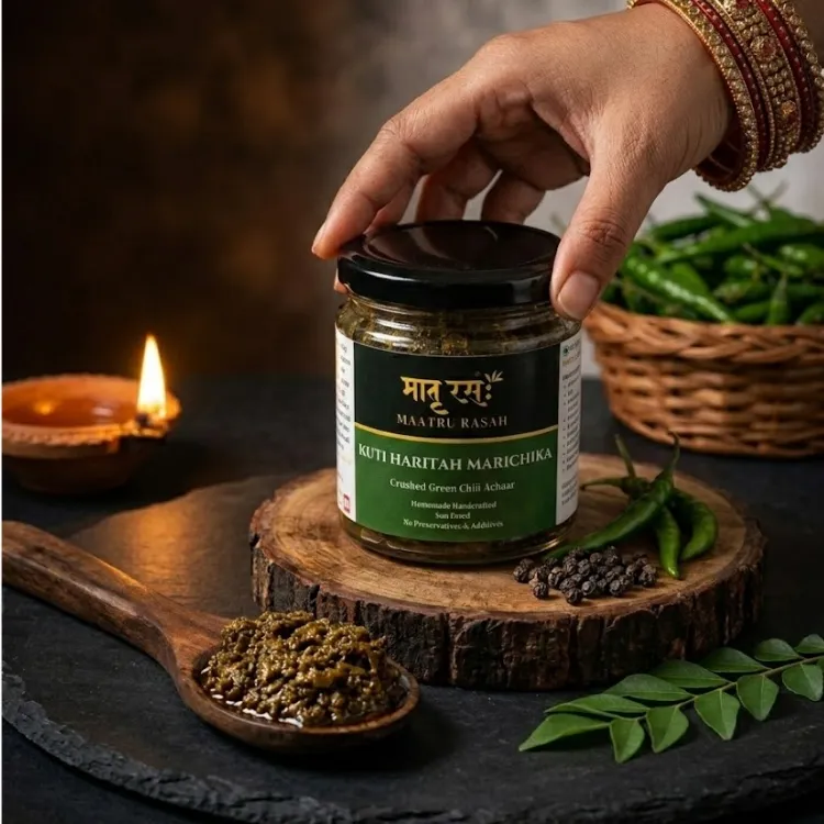 [KHM100G] Kuti Haritah Marichika — Green Chili Achaar