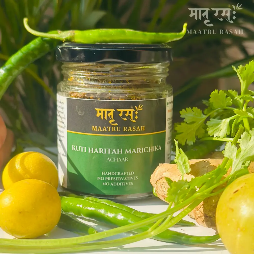 Kuti Haritah Marichika Green Chili Achaar