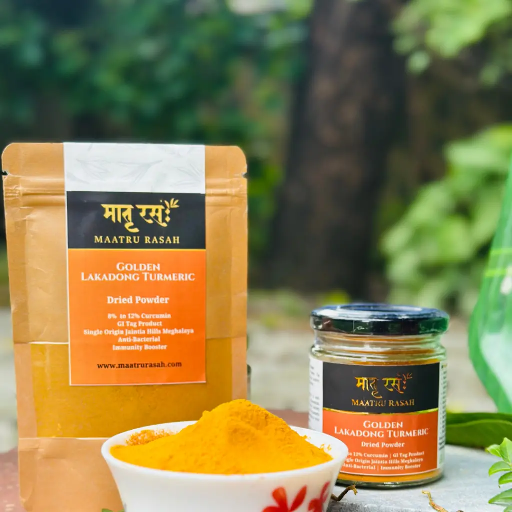Organic Golden Lakadong Turmeric Powder of Meghalaya