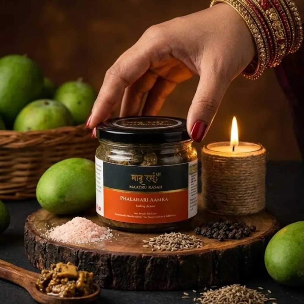 Phalahari Aamra — Vrat-Friendly Mango Achaar