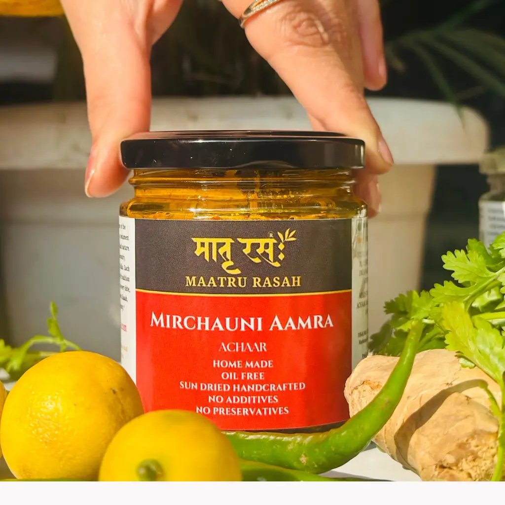 [OMA150G] Mirchauni Aamra (150g in Glass Jar)
