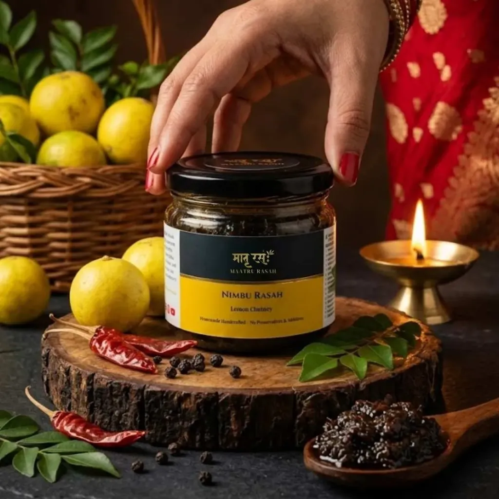 [ONR150G] Nimbu Rasah — Lemon Chutney (Nimbu Ki Chatni) (150g in Glass Jar)